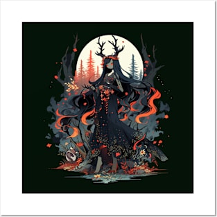 Dark Forest Witch Posters and Art